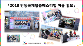 「2018 안동국제탈춤페스티벌 이용 홍보」